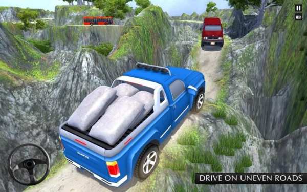 Offroad Pickup Truck Driving Free Simulation Game स्क्रीनशॉट 3