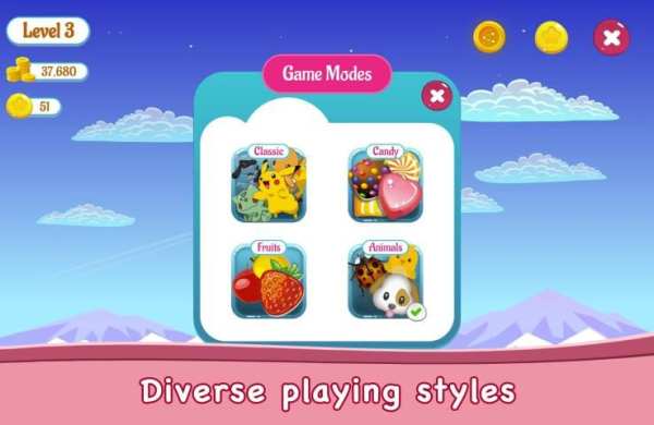 Connect 2: Classical, Candy, Fruit, Animal screenshot 3