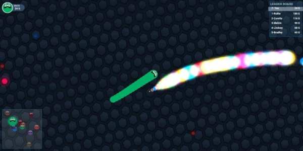 Angry Worms.io स्क्रीनशॉट 1