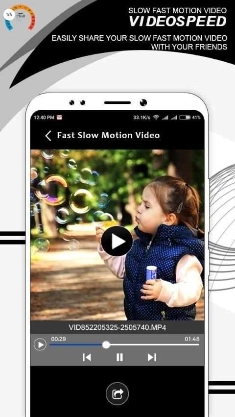Slow Fast Motion Video – VideoSpeed स्क्रीनशॉट 5