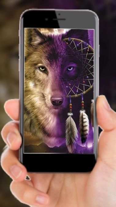Lone Wolf Wallpaper lock screen: Wolves Wallpapers स्क्रीनशॉट 6