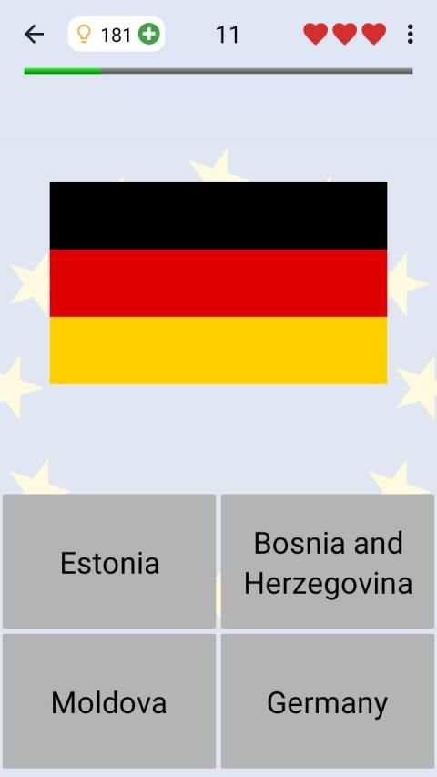 European Countries - Maps, Flags and Capitals Quiz स्क्रीनशॉट 2