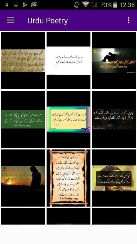 Urdu Poetry Offline screenshot 2