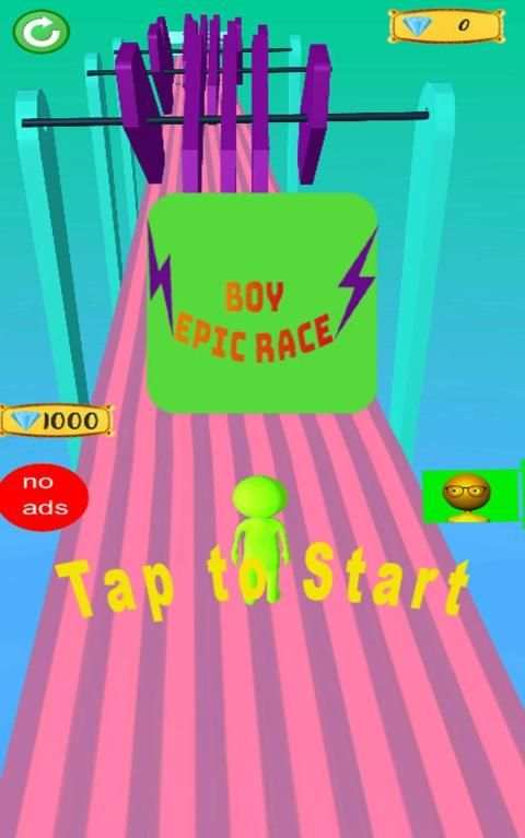 Gold Fun Race 3d - Run race 3d Game screenshot 2