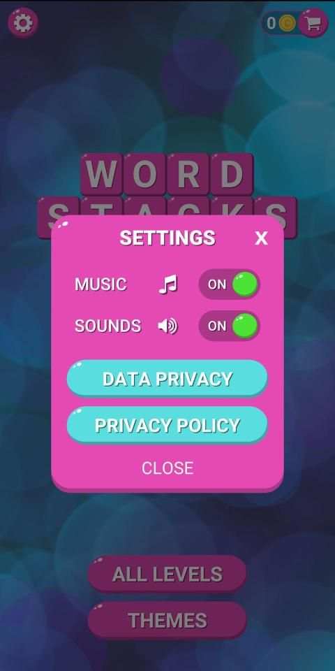 Word Stacks - Search & Connect Block Puzzle Games स्क्रीनशॉट 1