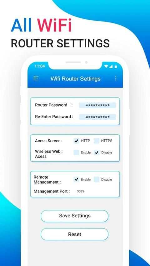 All WiFi Router Settings स्क्रीनशॉट 2