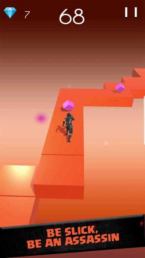 Assassin Slick: Zig Zag 3D Offline Game screenshot 7