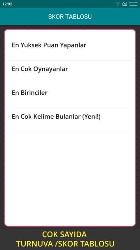 Kelime Bul screenshot 8