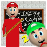Education Learning Math in School : Luigi's Horror