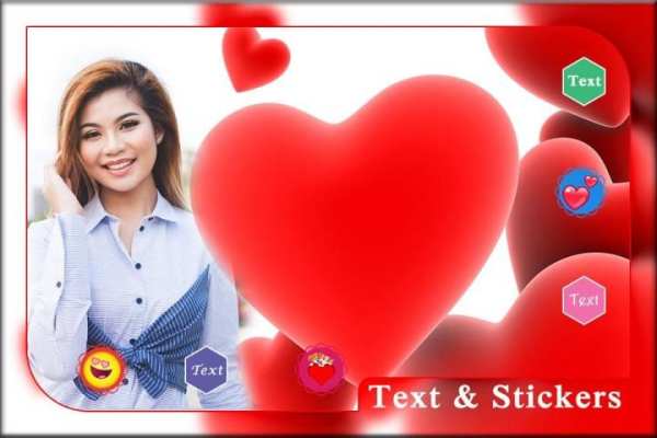 Fluffy Heart Photo Frames screenshot 3