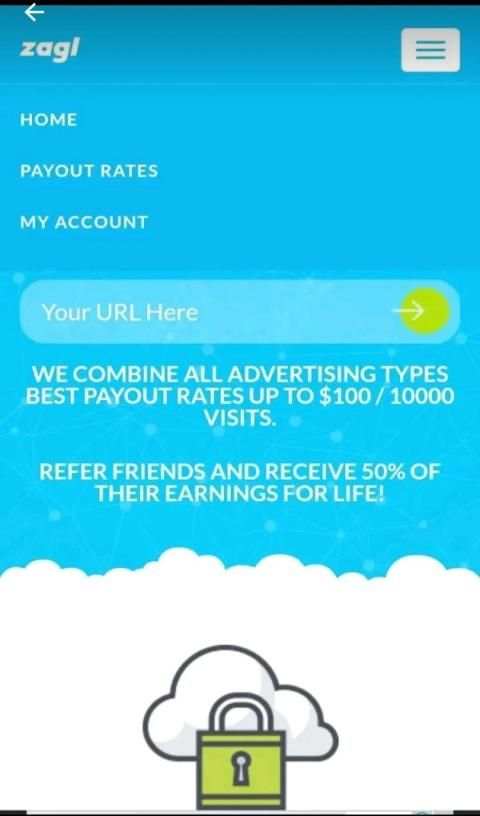 Za gl Links Shortener स्क्रीनशॉट 2