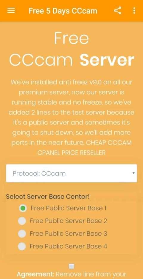 Free Cline CCcam, 5Days Free CCcam Server screenshot 4