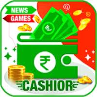Cashior- News, Games, Share &amp; Earn icon