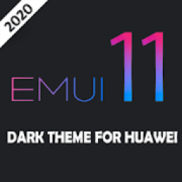 ikon Dark Emui-11 Theme for Huawei