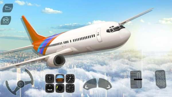 Take off Airplane Pilot Race Flight Simulator स्क्रीनशॉट 15