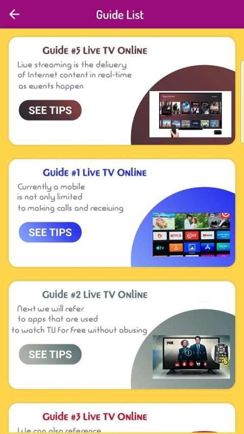 Live TV All Channels Free Online Guide 2020 screenshot 2