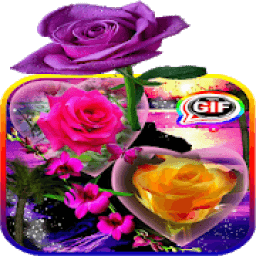 ikon Love Roses Stickers For WhatsApp - Kiss GIF