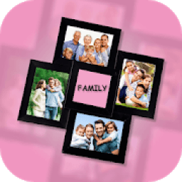 Family Photo Frame : Photo Collage आइकन