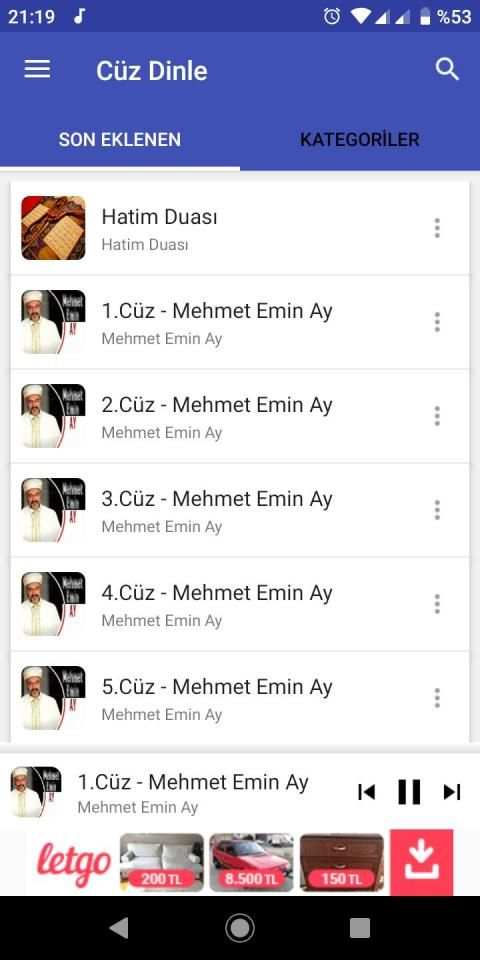 Kuranı Kerim Cüz Dinle - Kuran Meali Hatim Dinle screenshot 4
