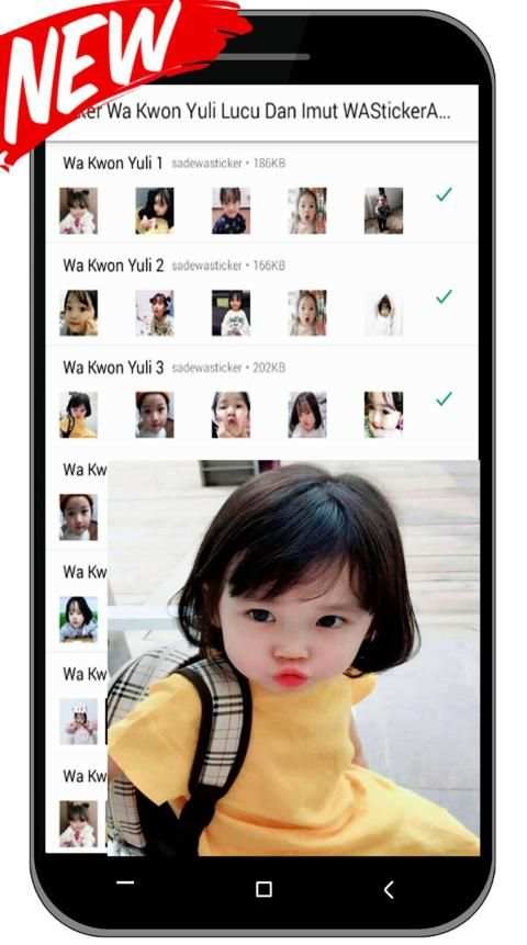 Stiker Wa Kwon Yuli Lucu Dan Imut WAStickerApps screenshot 8