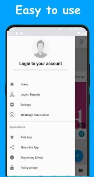 GetVid - Watsapp Status Download, Share Video स्क्रीनशॉट 2