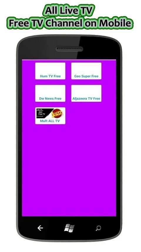 All Live TV - Free TV Channel on Mobile स्क्रीनशॉट 2
