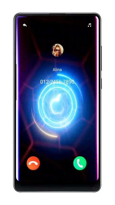 Color Phone Call -LED Flash Screen स्क्रीनशॉट 1
