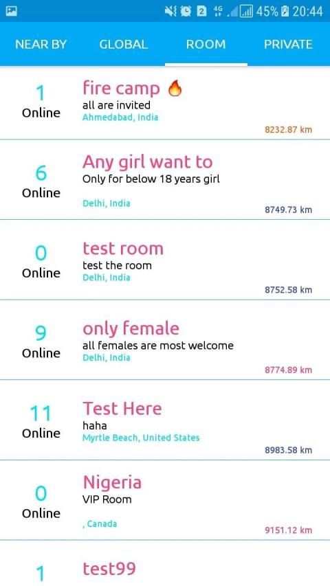 Girls online live chat screenshot 2