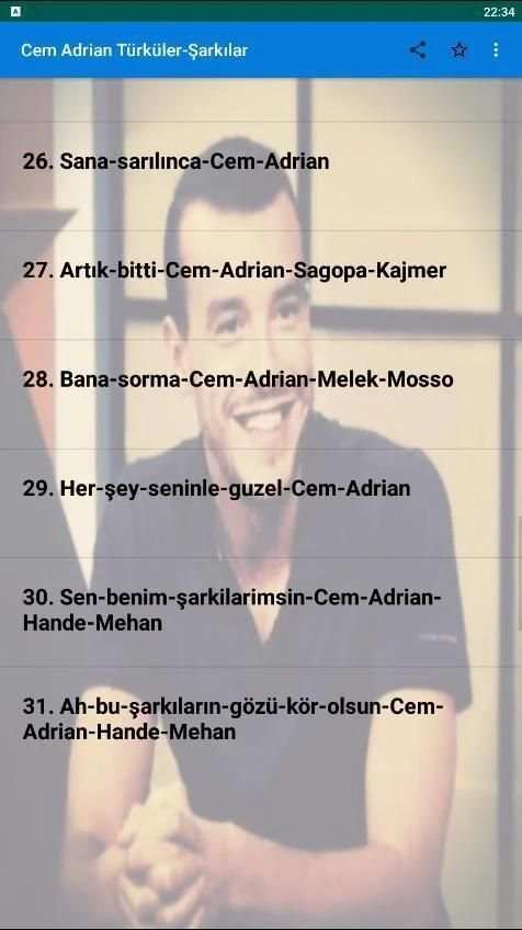 Cem Adrian-Türküler-Şarkılar-Dinle-İnternetsiz screenshot 2