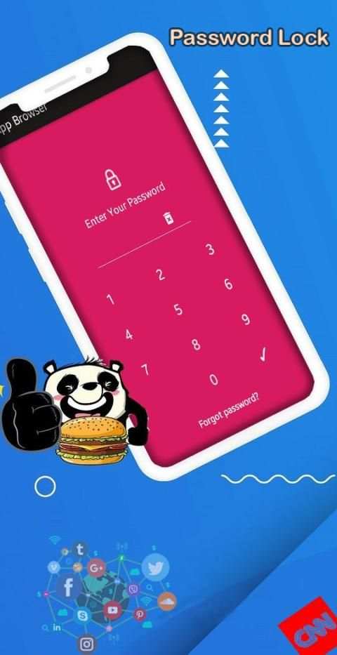 All in One App Browser (social media, network app) स्क्रीनशॉट 5