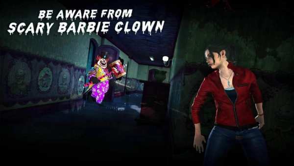 Barbie Clown Scary Game: Horror Game Adventure स्क्रीनशॉट 1