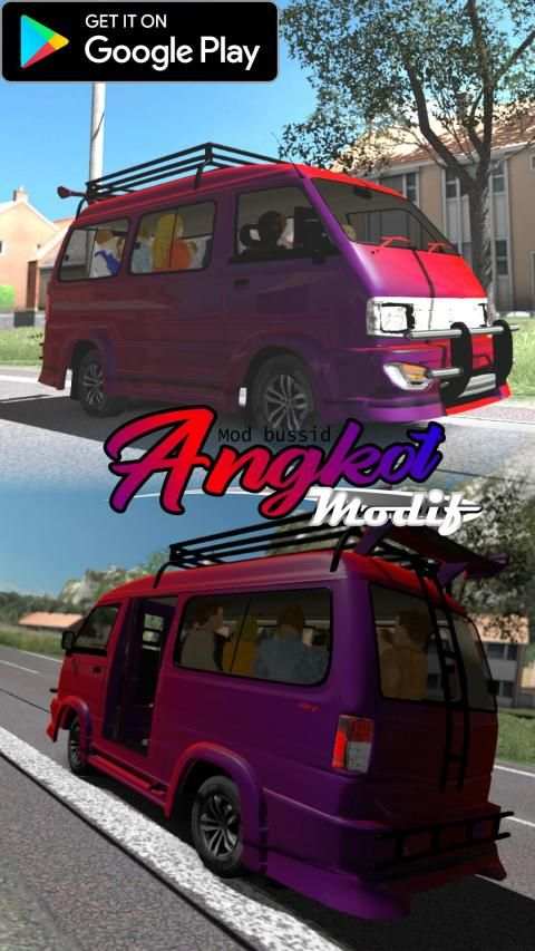 Mod Bussid Angkot Modif स्क्रीनशॉट 8