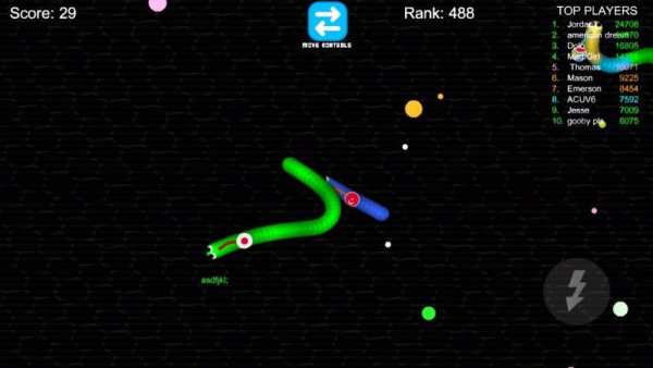 WormNest.io - Worm Cacing Games स्क्रीनशॉट 1