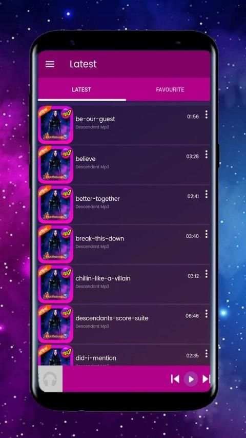 Descendant 3 All Songs Offline ♫(full Album 1&2)♫ स्क्रीनशॉट 3
