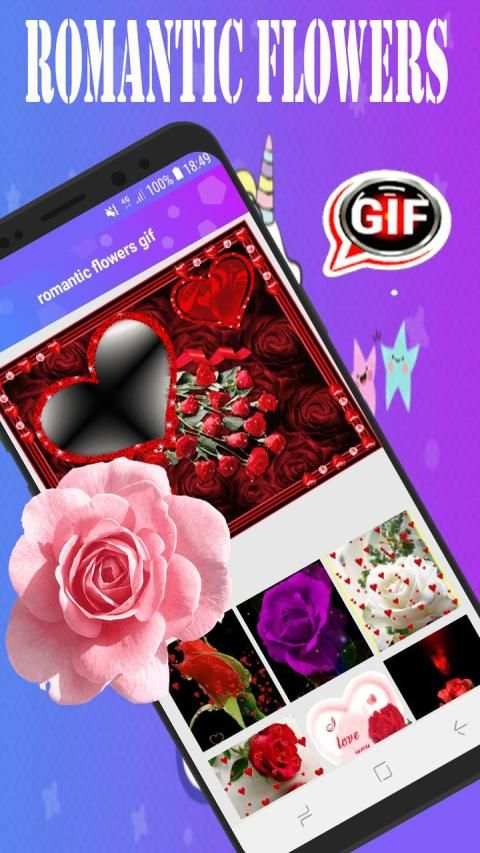 Love Roses Stickers For WhatsApp - Kiss GIF screenshot 8