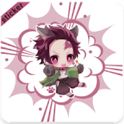 Whatsapp stickers demon slayer आइकन