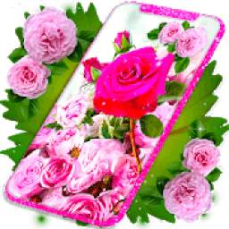 Pink Rose Live Wallpaper * 3D Roses 4K Wallpapers