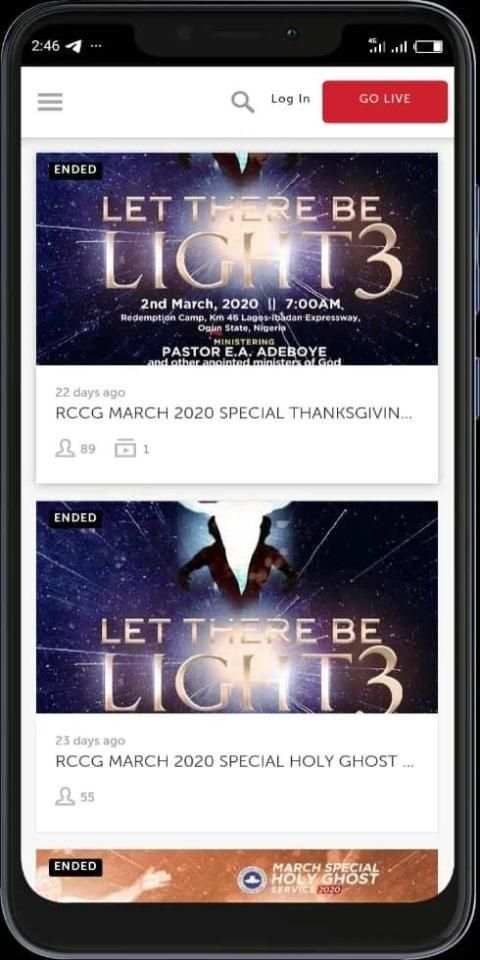 RCCG LIVE SERVICE स्क्रीनशॉट 3