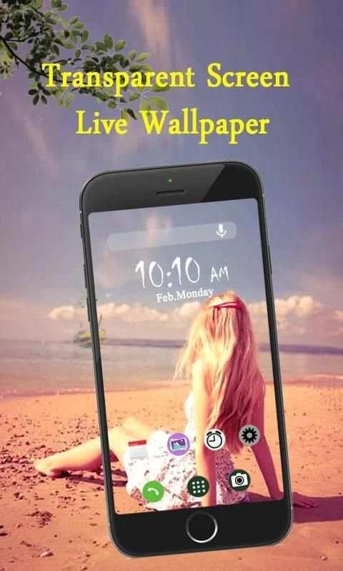 Transparent live wallpaper screenshot 3