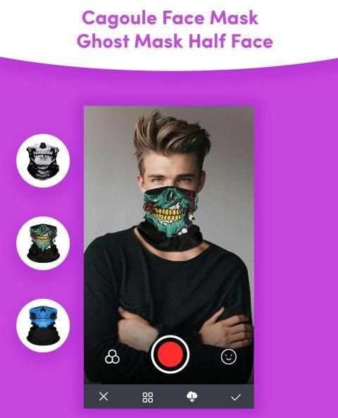 Cagoule Face Mask - Ghost Mask Half Face स्क्रीनशॉट 8