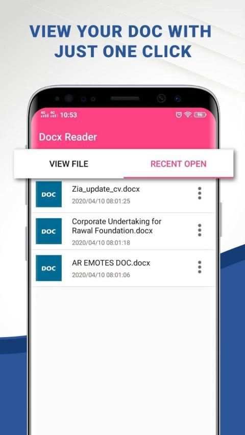 Docx Reader - Docx File Viewer स्क्रीनशॉट 2