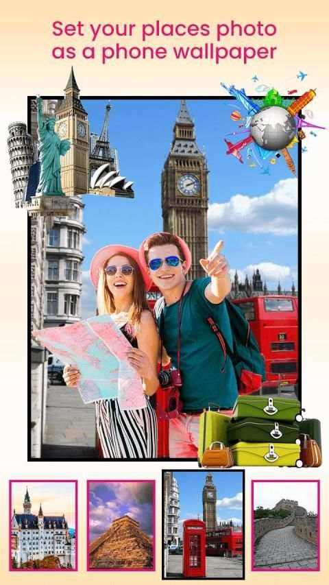 World Tour Places Photo Editor स्क्रीनशॉट 3