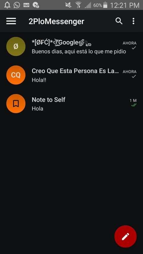 2Plo Messenger Mensajería instantánea screenshot 7