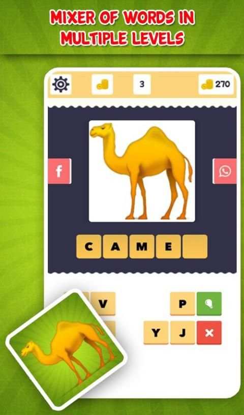 1 Pic 1 Word : Free Offline Picture to Word Game स्क्रीनशॉट 4