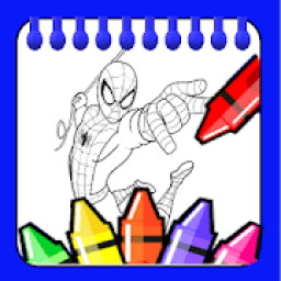 Coloring Hero Spider Super आइकन