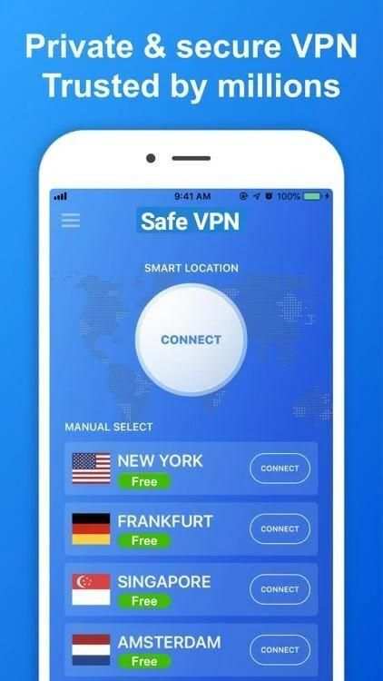 Safe VPN- Free Unlimited Fast Proxy VPN screenshot 1