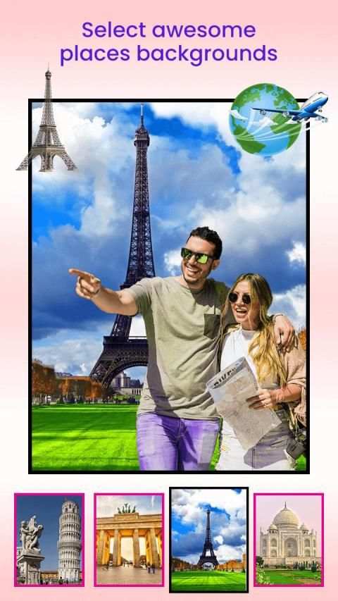 World Tour Places Photo Editor स्क्रीनशॉट 7
