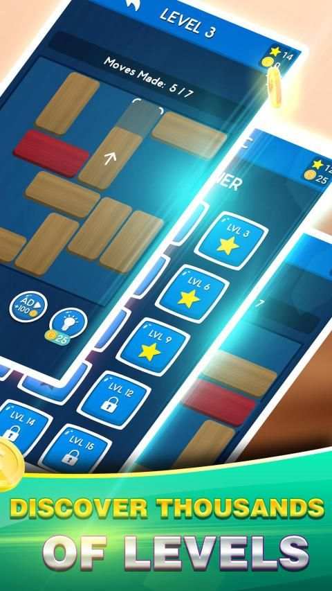 Golden Block Escape स्क्रीनशॉट 3