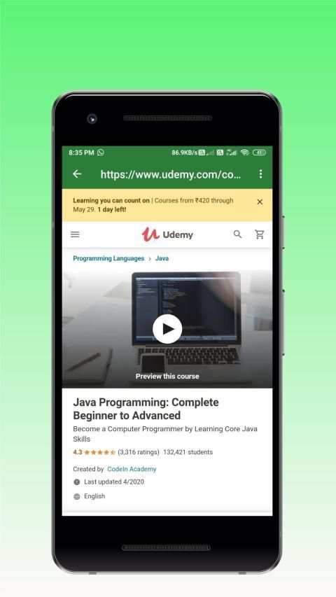 Free Online Courses : Udemy Courses स्क्रीनशॉट 1