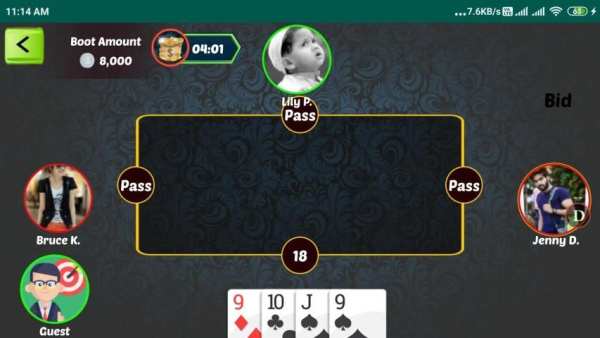 28 Cards Game स्क्रीनशॉट 2